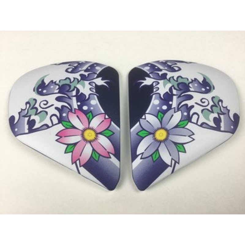 Arai QV-Pro Replacement Side-Pods Set - Oriental Frost