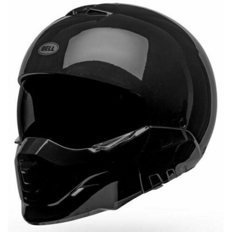 Bell Broozer Solid Motorcycle Helmet - Black