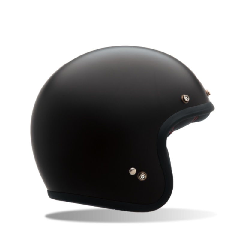 Bell Helmet Custom 500 Matte Black - With studs