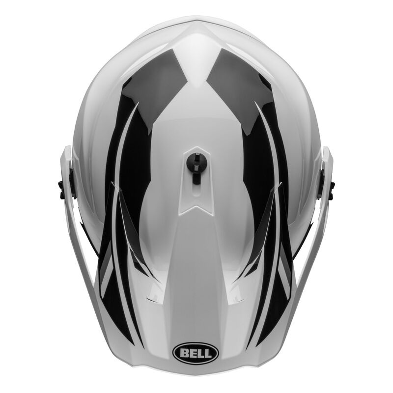 Bell MX-9 ADV Peak - ALPINE White/Black
