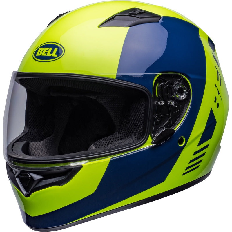 Bell Qualifier Helmet - Turnpike Matt/Gold Hi-Vis Yellow/Navy