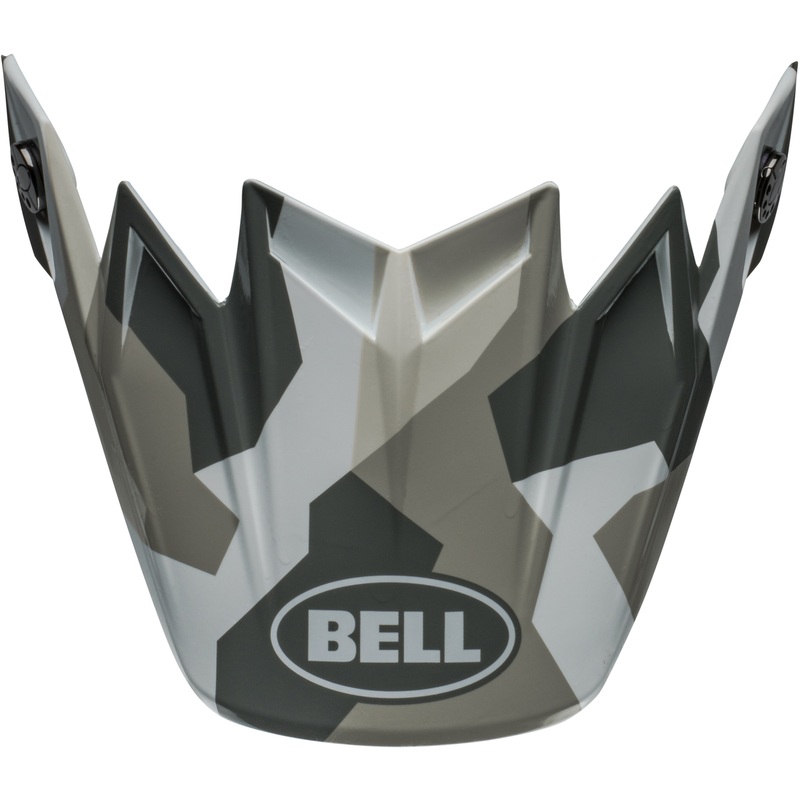 Bell Replacement Moto-9S Flex Peak - Rover White/Camo