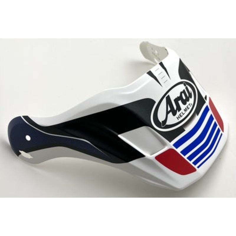 Arai Xd-4 Vision Replacement Peak - Red/White