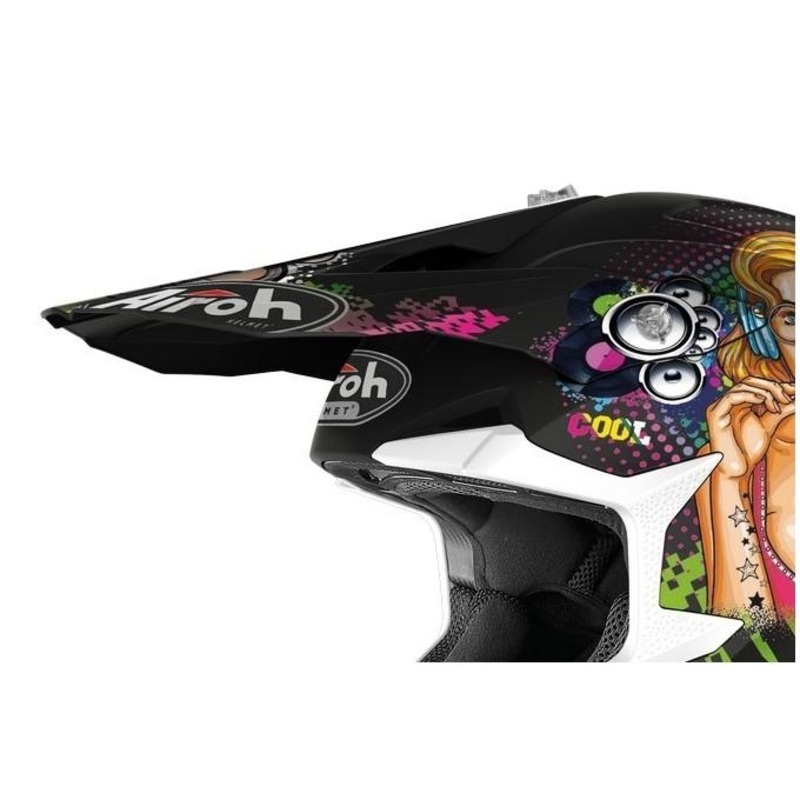 Airoh Wraap Pin-Up Replacement Peak - Matt