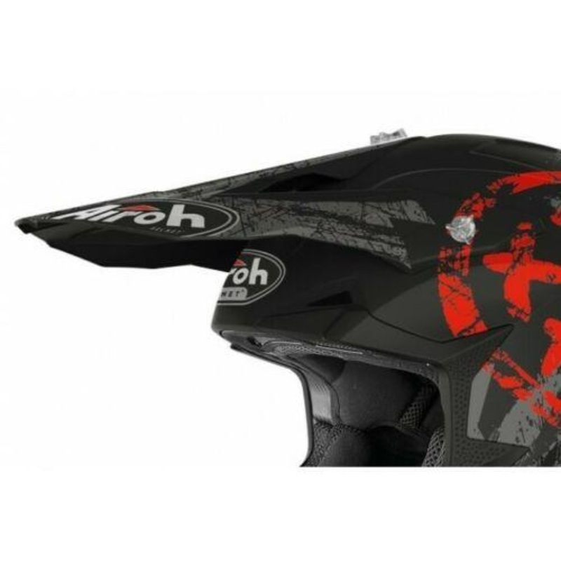 Airoh Wraap Smile Replacement Peak - Red Matt