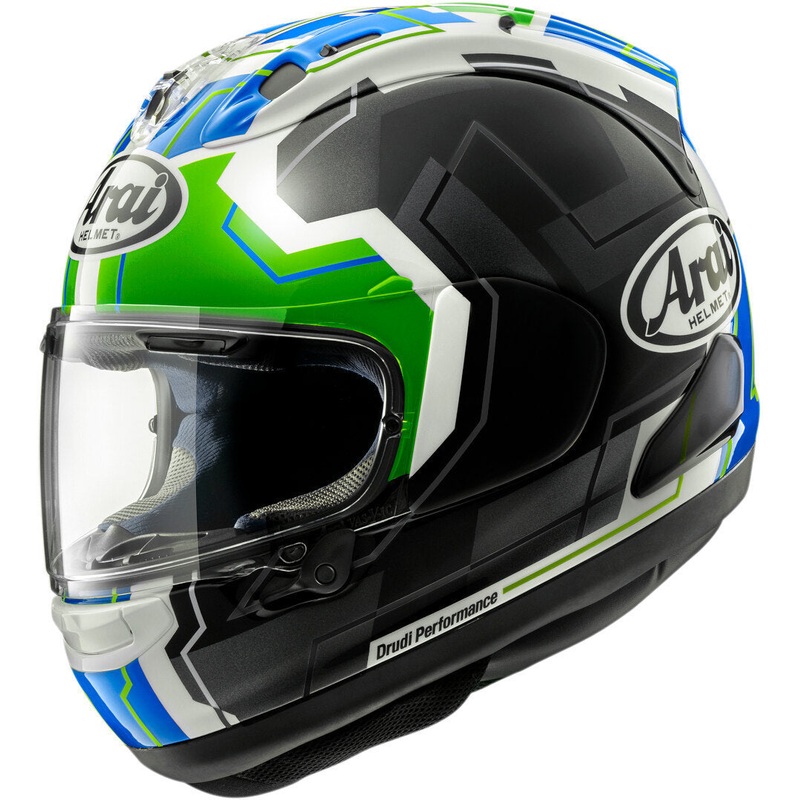 Arai RX-7V Evo JR 65 Green Helmet