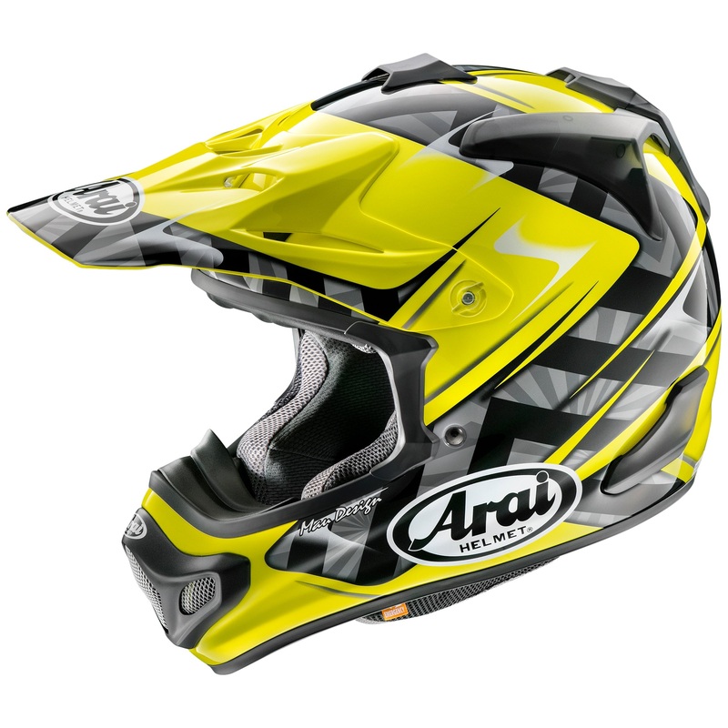 Arai VX-Pro 4 Scoop Motorcycle Helmet - Black/Yellow