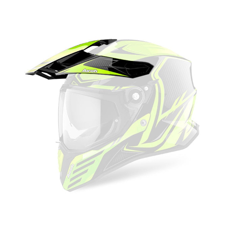 Airoh Commander Carbon Replacement Peak  - Yellow Gloss