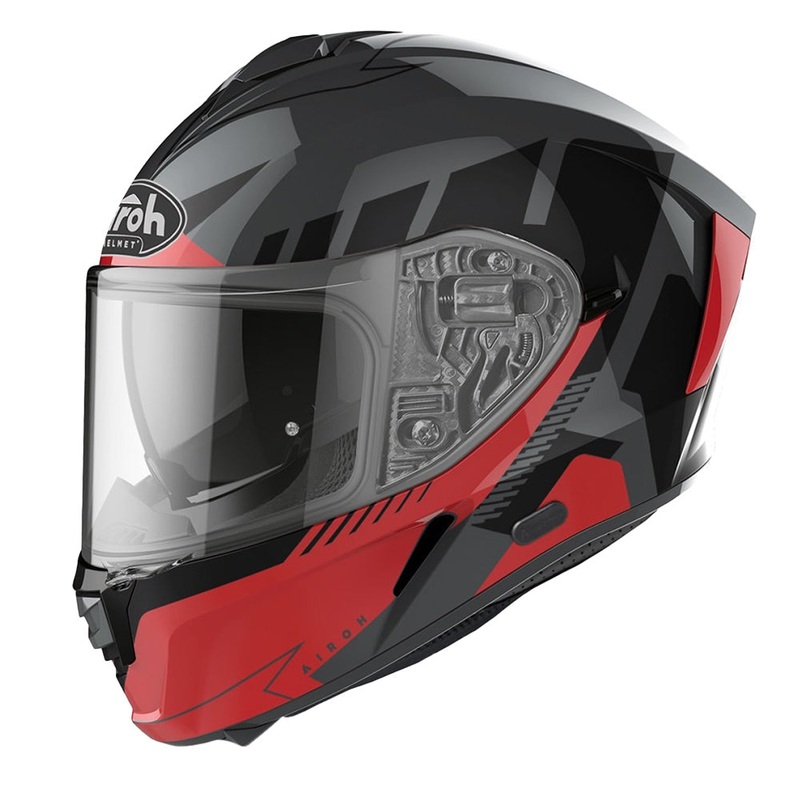 Airoh Spark Rise Helmet - Red Gloss