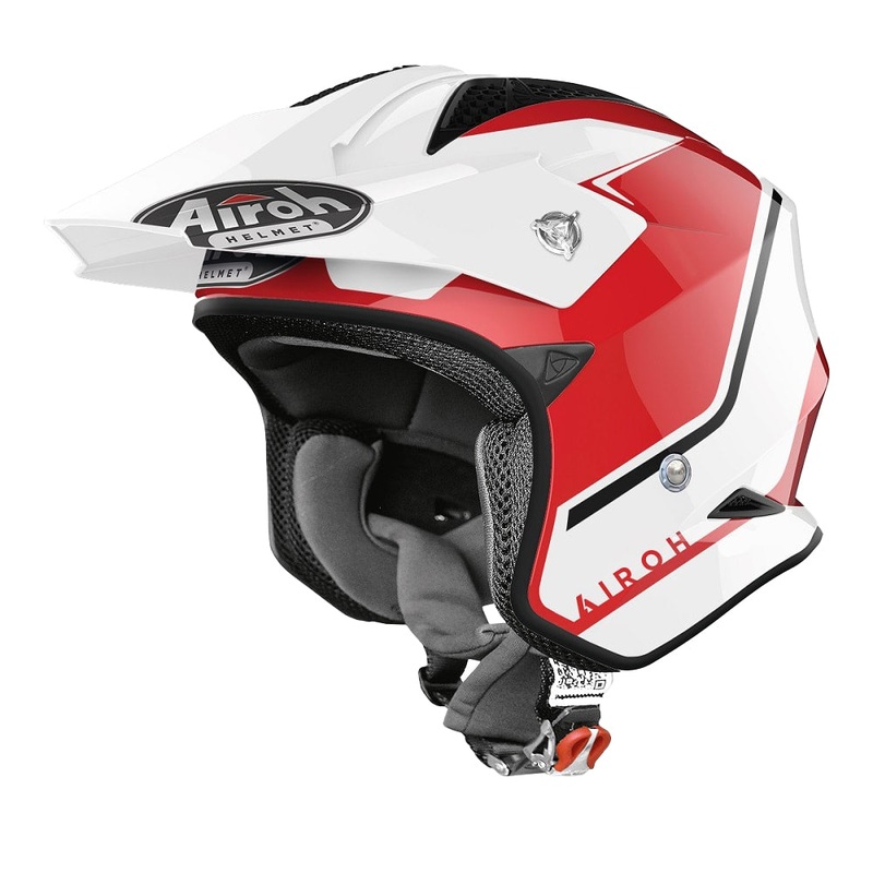 Airoh Trr-S Keen Helmet - Red Gloss
