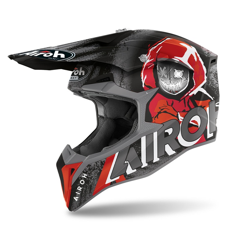 Airoh Wraap Alien Helmet - Red Matt