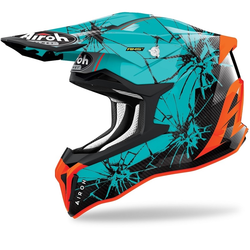 Airoh Strycker Crack Helmet - Gloss