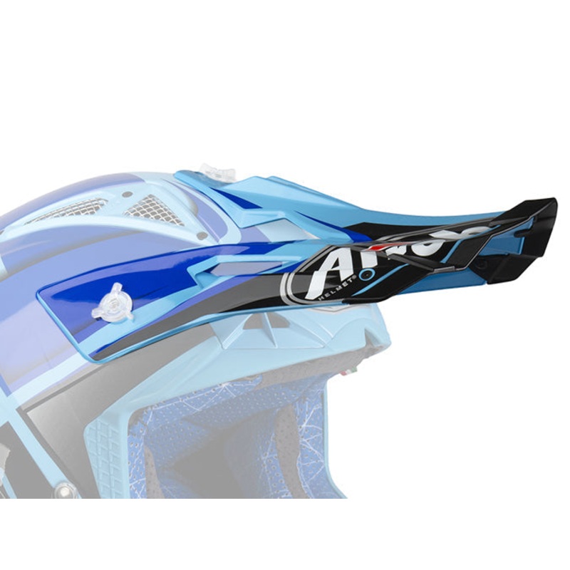 Airoh Aviator 2.2 Replacement Peak - Check Blue