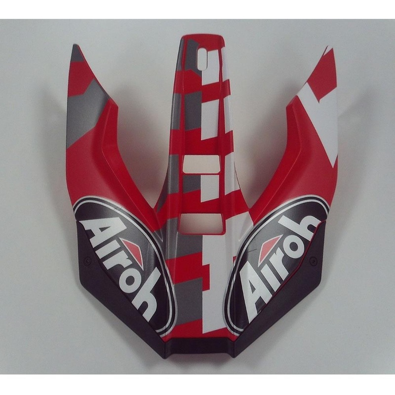 Airoh Twist 2.0 Frame Replacement Peak  - Red Matt