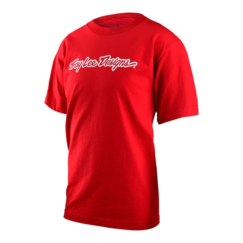 TLD Signature Youth Tee - Youth S - Red