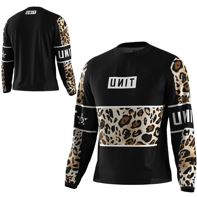 Unit Pride Kids Long Sleeve Jersey - Kids S - Leopard